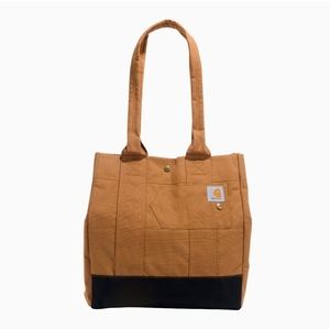 Carhartt North-South Brown Canvas Tote Bag